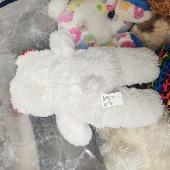 Kellytoy 2015 White Teddy Bear Plush Stuffed Animal Toy 12" - Picture 2 of 3